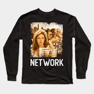 Faye Dunaway Finesse NETWORKs Film Tees, Unleash Diana Christensen's Ambition in Style Long Sleeve T-Shirt